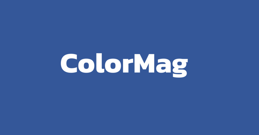 ColorMag theme demo content free