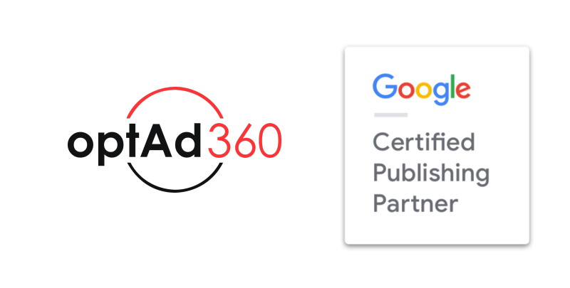 Optad360 Google Certified Publishing Partner