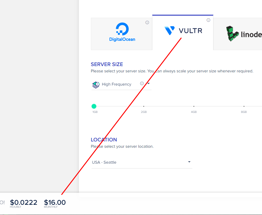 Cloudways Vultr Price