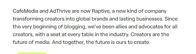Raptive is a new name for AdThrive.